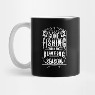 Fishing Back By Hunting Fly Fishing Angler Mug